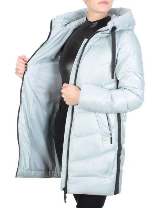 GWD202821 LIGHT GRAY Пальто зимнее облегченное ICEBEAR (150 гр. холлофайбер) - Fashion фото 7