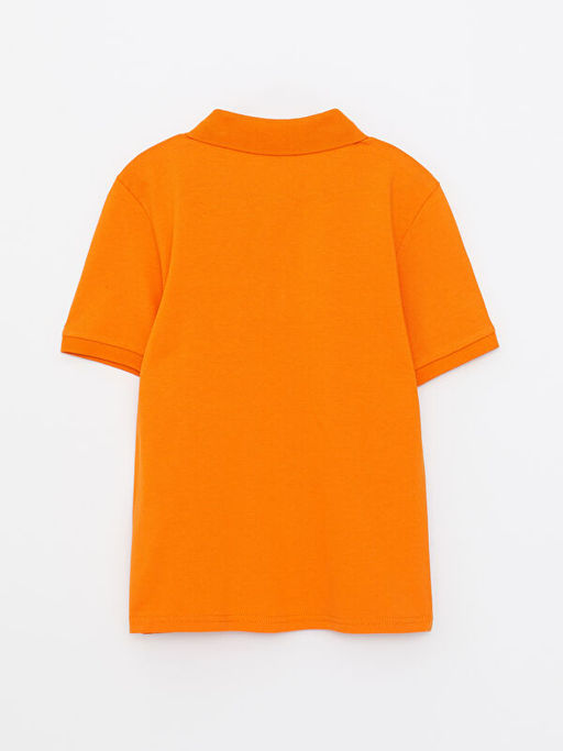 Polo Yaka Basic K?sa Kollu Pamuklu Erkek ?ocuk Ti??rt - Waikiki фото 2