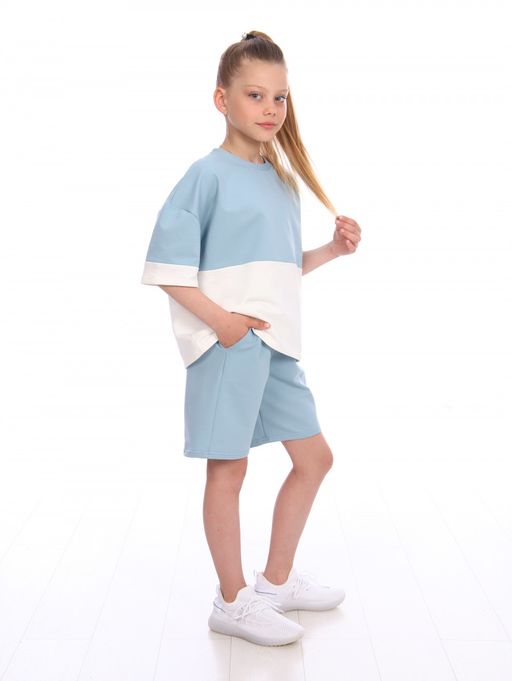 КМ-1001 Костюм Buono 2 (голубой) - Милаша фото 2