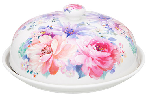 Блинница 23*23*9,5 см Акварель NEW BONE CHINA