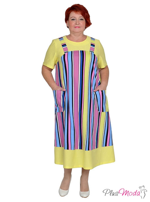 Платье Модель №1511 размеры 44-84 - Plusmoda фото 2
