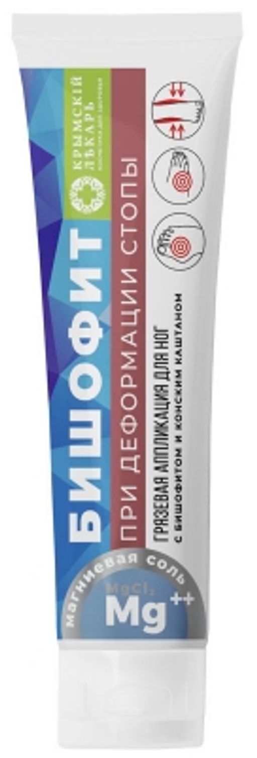 Грязевая аппликация с Бишофитом и конским каштаном "При деформации стопы", 150г