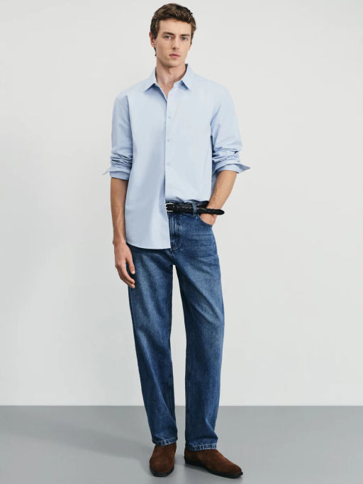 Рубашка oxford c эффектом soft touch / Zarina