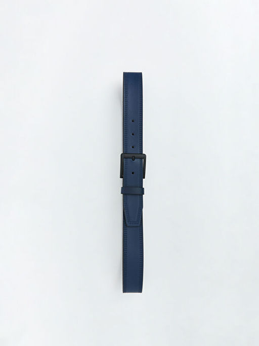 Deri G?r?n?ml? Erkek Kemer