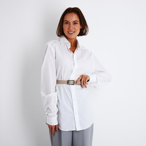 Ремень женский, ширина 2,4 см, пряжка металл, цвет бежевый - Simaland фото 3