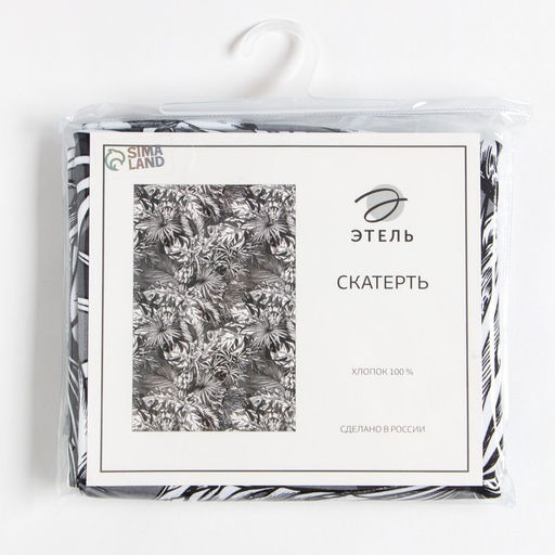 Скатерть Этель Palm leaves, 149?180 см, 100% хлопок, саржа 190 г/м?