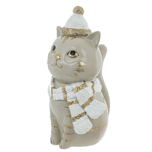 Фигурка декоративная "Кот", L9 W9 H18 см, 2в.