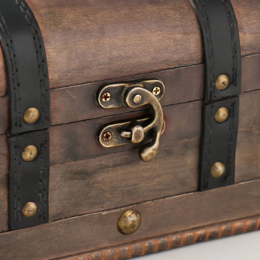 Шкатулка для украшений «Сундук. Джино», дерево, 26×15×14 см