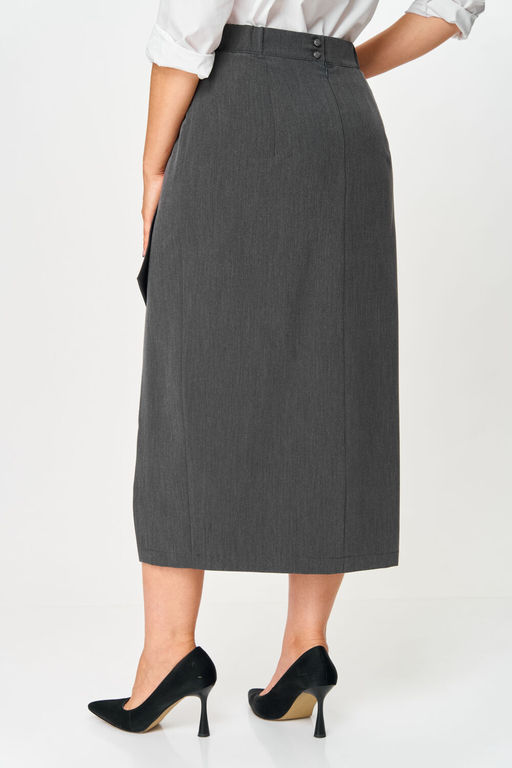 Юбка Anastasia Mak 1146-2-Р серый