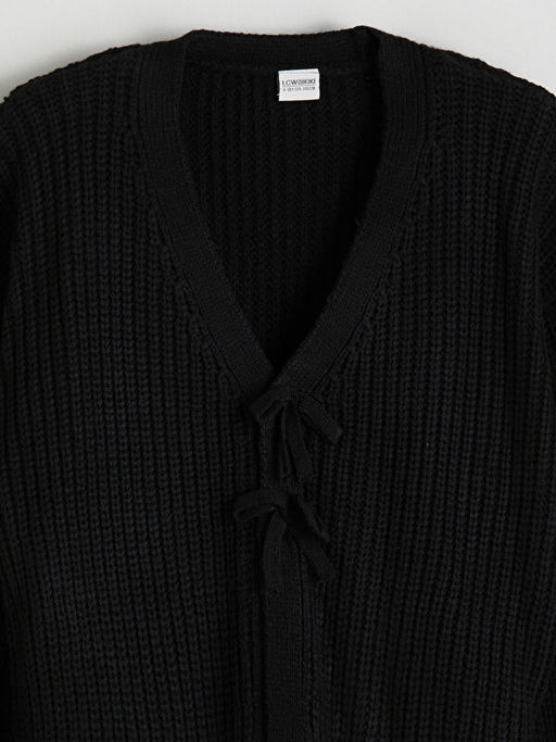 V Yaka K?z ?ocuk Triko H?rka