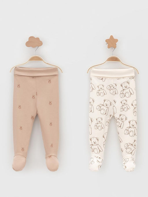 К 400220-2уп/молочный Н060,бежевый Н064 набор ползунки яс