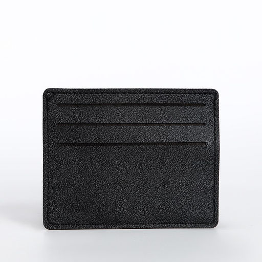 Картхолдер, на 6 карт, отделение для купюр, чёрный