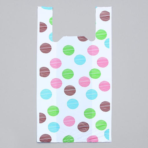 Цена за 100 шт. Пакет Конфетти, полиэтиленовый, майка, 30?60 см, 22 мкм