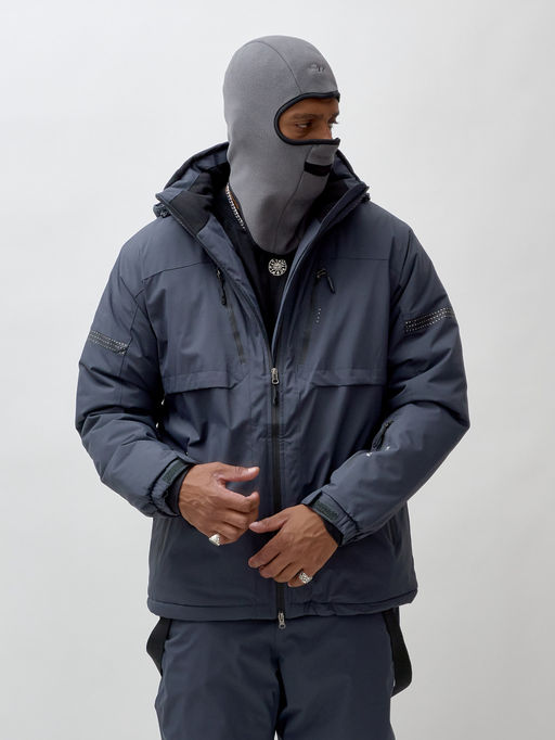 Горнолыжный костюм мужской зимний темно-серого цвета 3710TC - Mtforce фото 9
