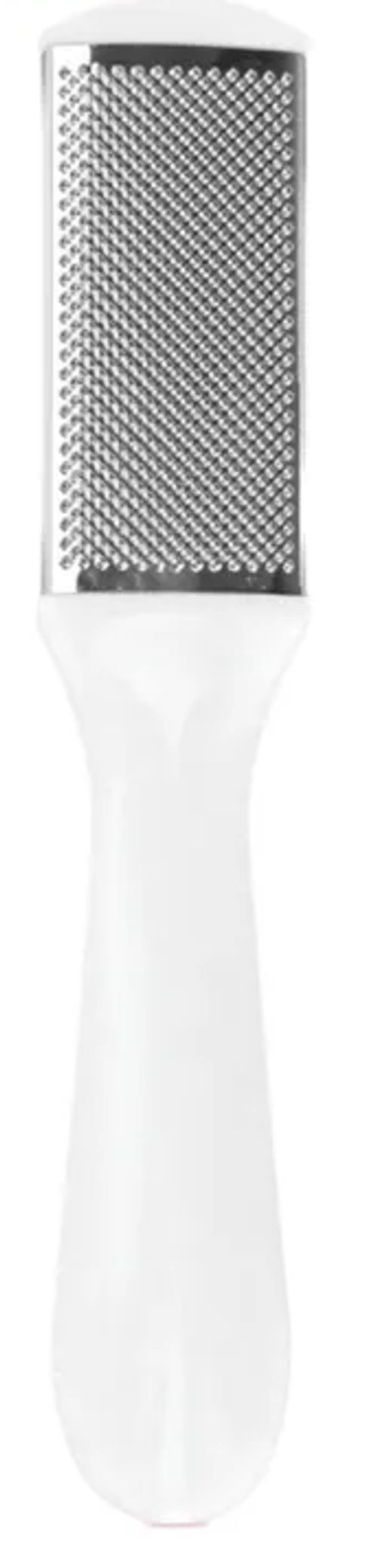 Florans Терка педикюрная F-2025 2-х сторон: металл+абразив 17,5см (блистер)