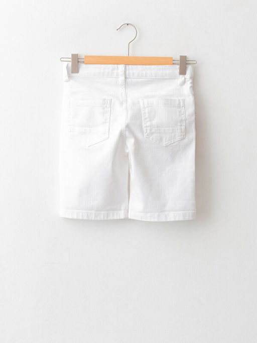 Bask?l? Erkek ?ocuk Gabardin ?ort - Waikiki фото 2