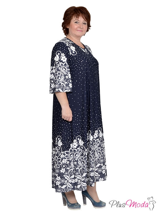 Платье Модель №647 размеры 44-82 - Plusmoda фото 4