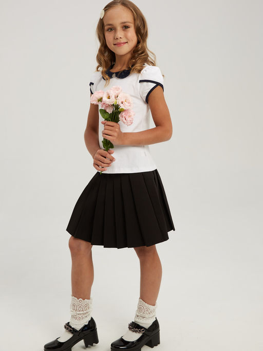 Блузка белый 202230609 - Nota bene фото 3