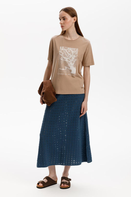 ЕВТ 3289/темно-бежевый фуфайка жен