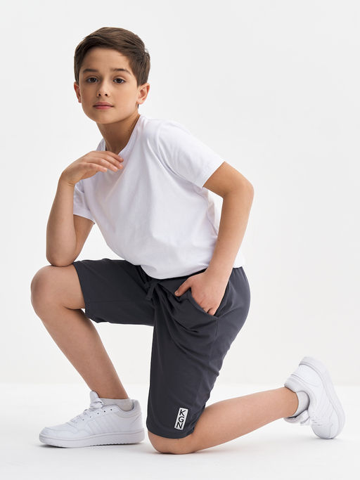 Серые шорты для мальчика - Kogankids фото 11
