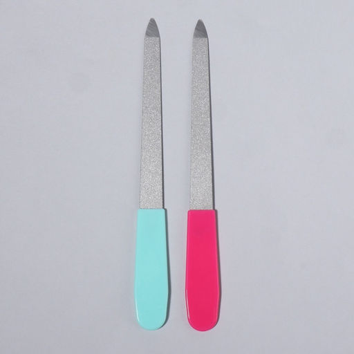 Цена за 3 шт. Пилка металлическая для ногтей, 15 см, МИКС