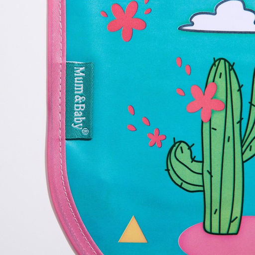 Нагрудник для кормления M&B «ТРЕНД. Лапочки» непромокаемый на завязках, МИКС