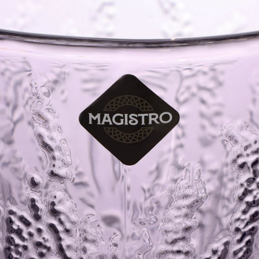 Бокал для вина Magistro «Французская лаванда», 310 мл, 16.4×8.9 см, стекло, сиреневый
