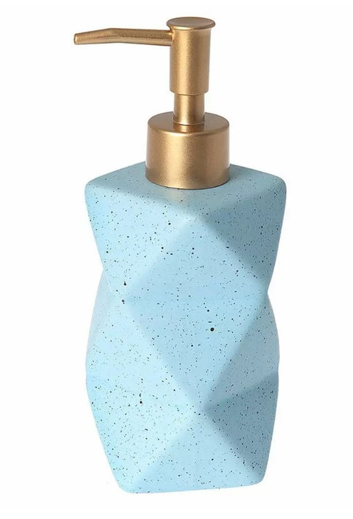 Диспенсер для жидкого мыла "Blue sand", керамика, матовое золото арт. 75017