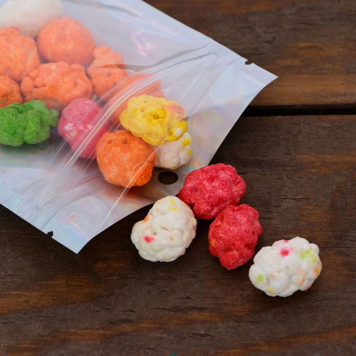 Цена за 100 шт. Пакет Zip - lock ПЭТ, иридисцентный, со сплошным окном, плоский, еврослот 9×12 см