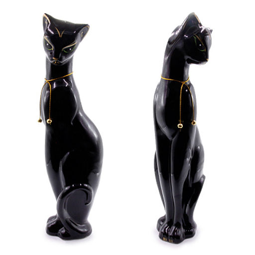 Кошка - копилка керамика - символ мира и гармонии в семье 46см Китай