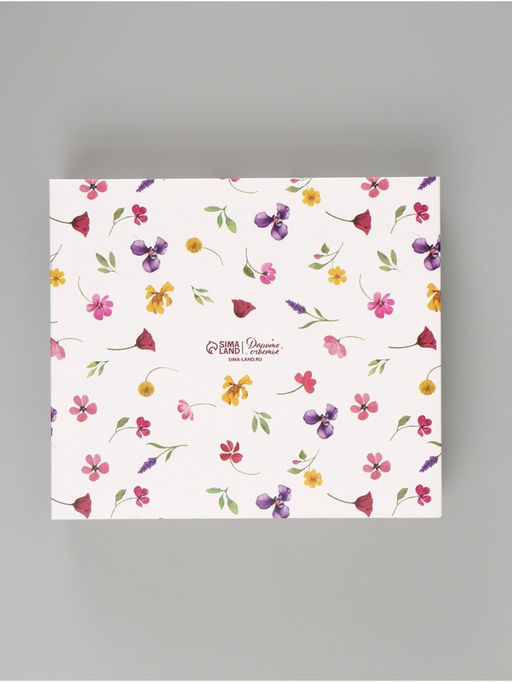 Цена за 2 шт. Коробка подарочная Нежность, тиснение, 23.5?20.5?5.5 см