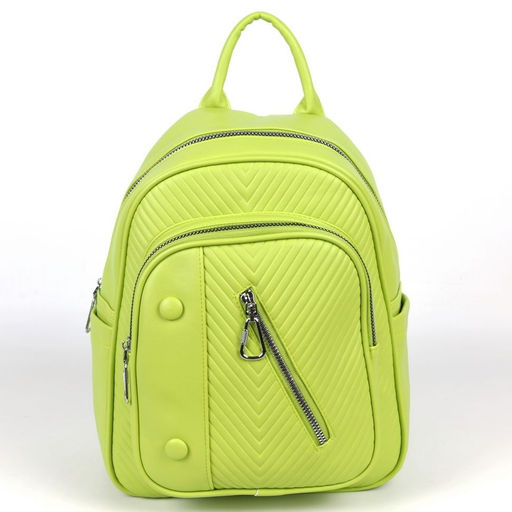 Женский рюкзак из эко кожи 0968 Светло-Зеленый - Cidirro фото 2