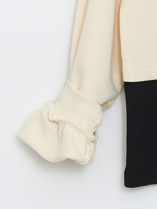 Bisiklet Yaka K?z ?ocuk Sweatshirt - Waikiki фото 3