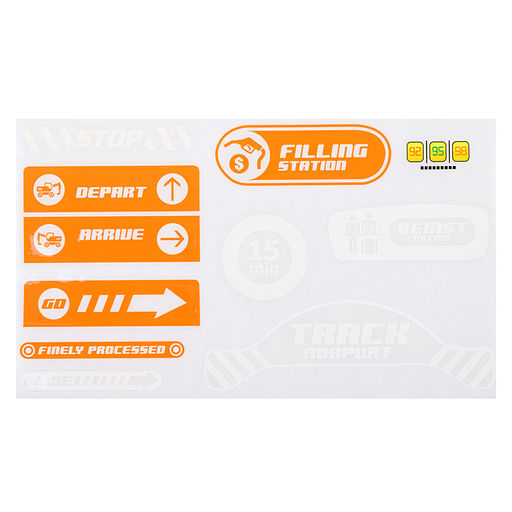 Парковка "Микс" оранжевая, в коробке