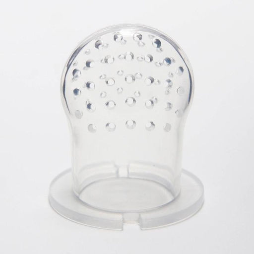 Ниблер для прикорма M&B «Зайчик», с силиконовой сеточкой, розовый