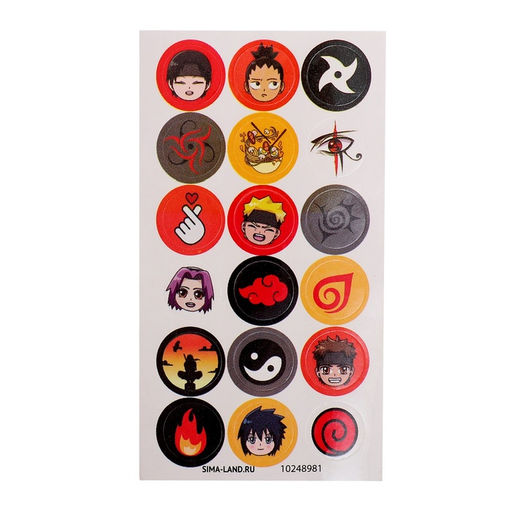 Игрушка - сюрприз Funny box «Аниме»: детский брелок, наклейки, карточка, цвет МИКС