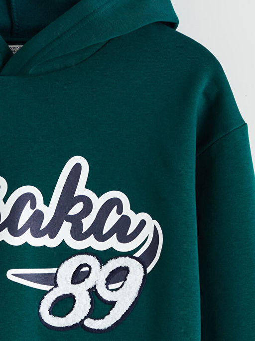 Kap??onlu Erkek ?ocuk Sweatshirt