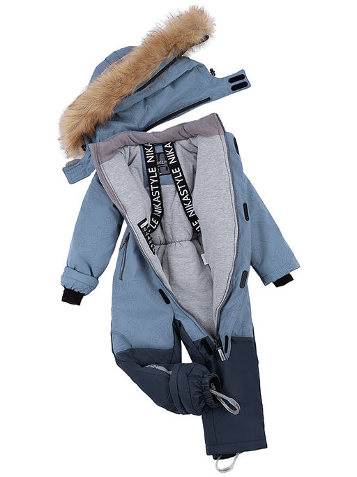 Комбинезон 8з0124 лаванда/серый - Nikastyle фото 17