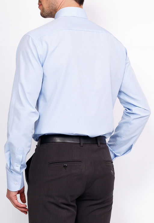 Сорочка мужская длинный рукав GREG 213/199/1021/Z  фото 2