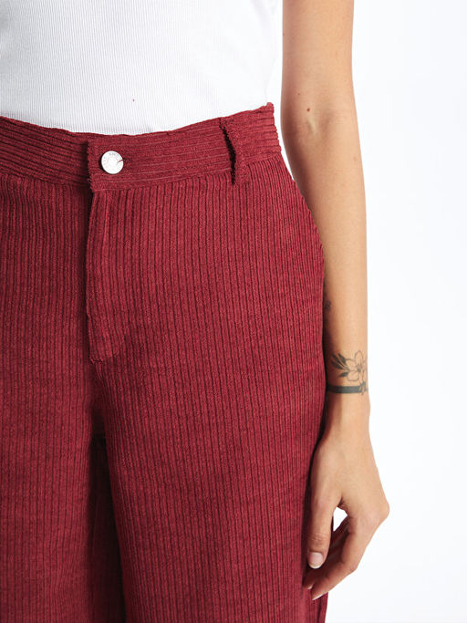 Kad?n Dar Fit D?z Pantolon