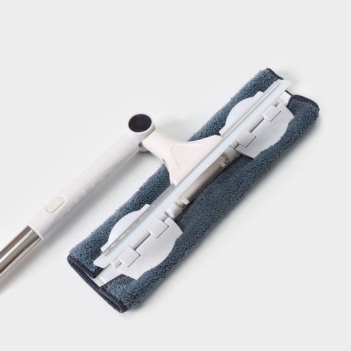 Окномойка бабочка, стальная телескопическая ручка, микрофибра, поворот на 180°, 27×7×114(137) см