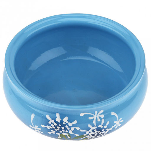 Пельменница керамическая "Малая" 1,25л, д19см, h12см, "Расторопша", с крышкой (Россия)