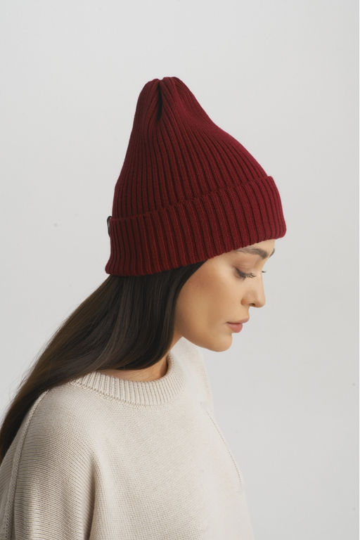 Шапка Бини Merino Wine - Erist store фото 3
