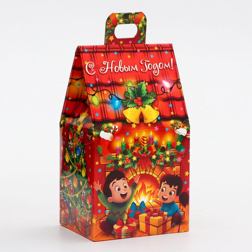 Цена за 10 шт. Коробка подарочная складная Полюсатики 9,5 х 7,5 х 16,5 см - Simaland фото 3