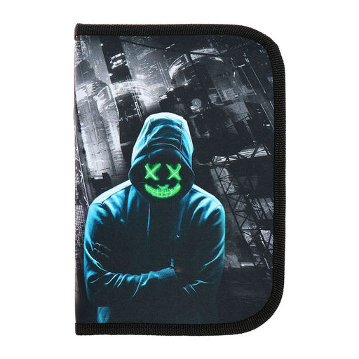 Цена за 5 шт. Пенал школьный, 1 секция, 14×21×4 см «Маска»