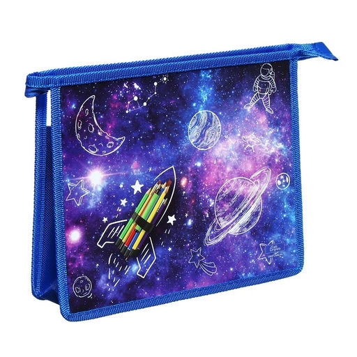 Папка для тетрадей, А5, пластиковая, 19×23×5 см «Ракета»