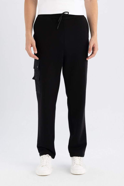 Прямые спортивные штаны с карманами-карго и карманами свободного покроя - Defacto фото 4