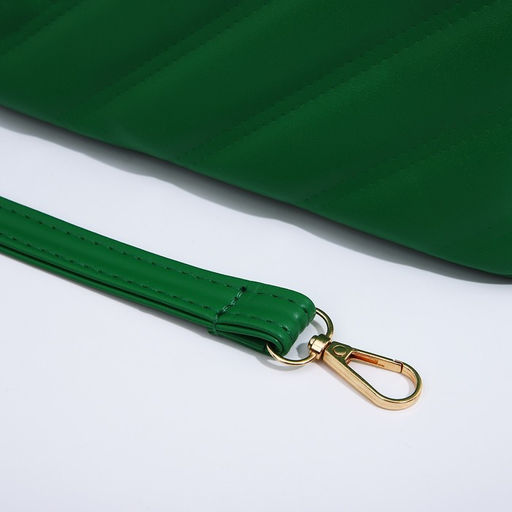 Сумка-клатч на клапане, цвет зелёный - Simaland фото 5