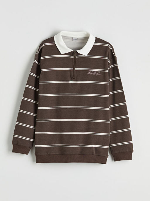 Polo Yaka ?izgili Erkek ?ocuk Ti??rt