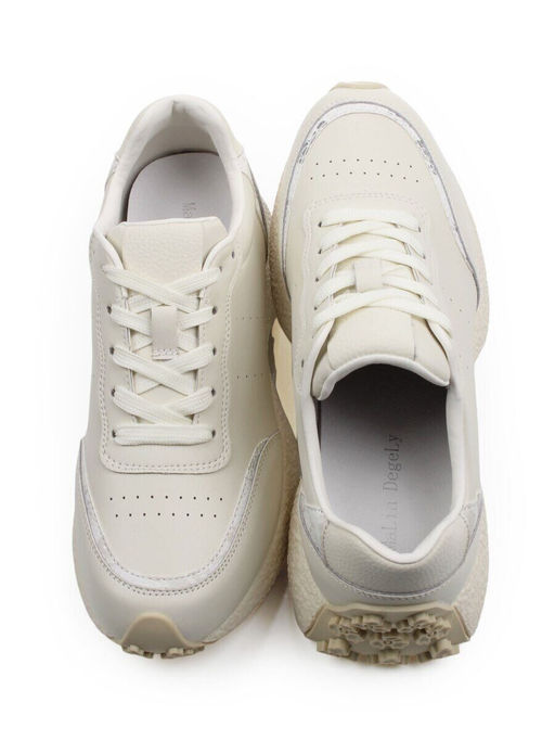 03-A101-2 MILK Кроссовки женские (натуральная кожа)